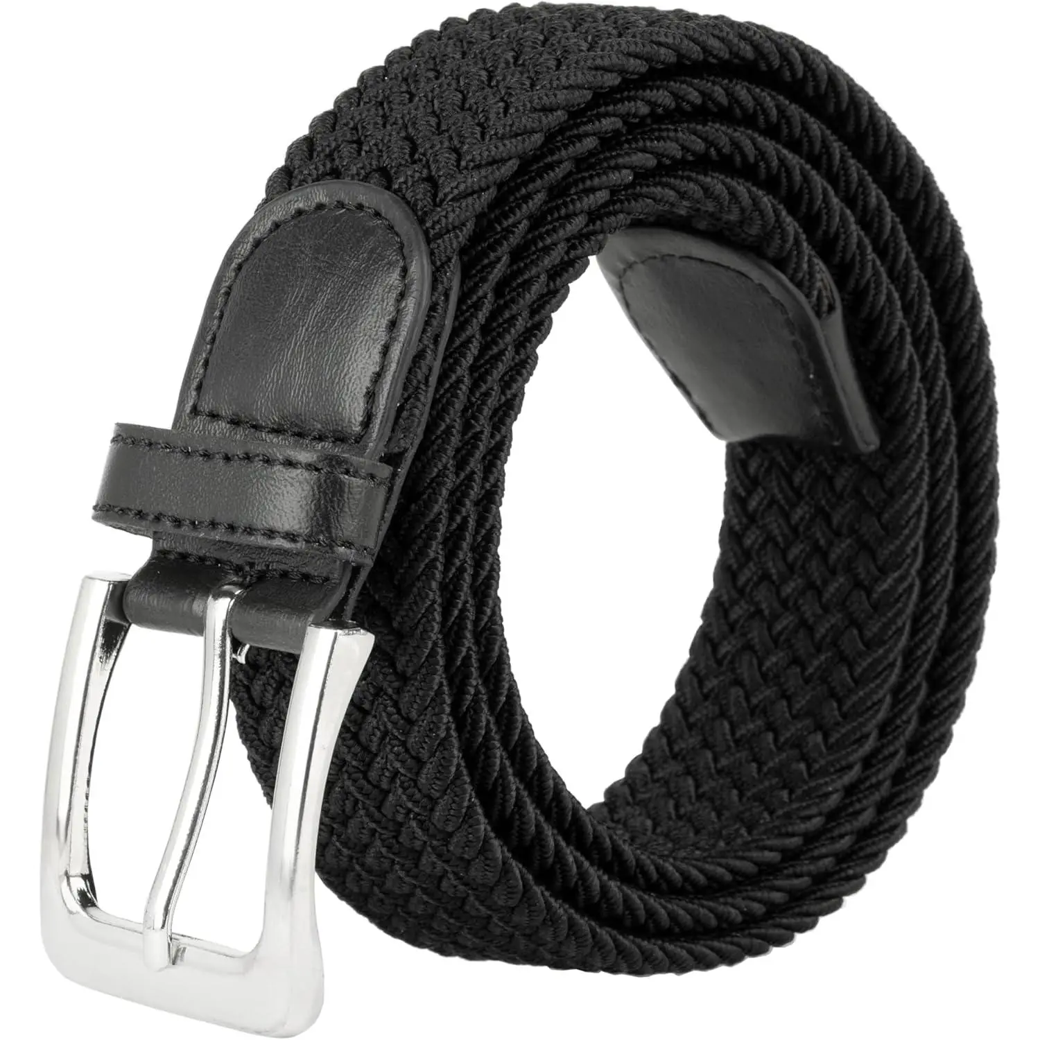Elastic Fabric Woven Stretch Multicolored Braided Belts