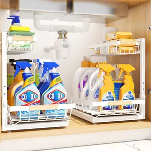 The Ultimate L-Shaped Under Sink Organizer