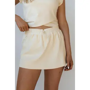 shepard ribbed skort