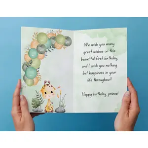 1St Birthday Baby Boy Greeting Cards #23