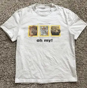 Lion Tiger Bear Oh My T-Shirt, Animal Tee, Gifts Shirt, Unisex Vintage Graphic Tees Gothic Grunge Y2k Emo Scene Amity Affliction Style Clothes Men Women Streetwear
