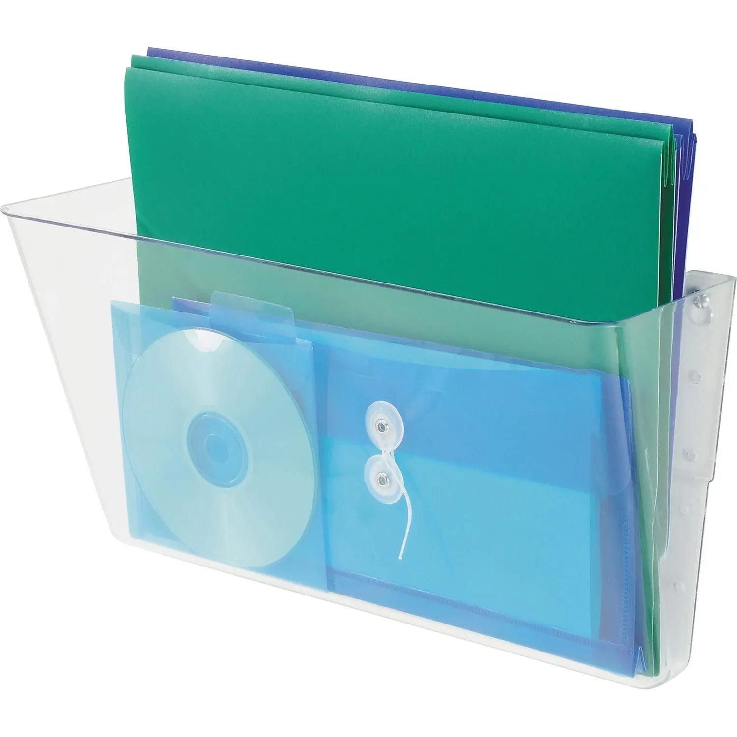 Deflecto EZ Link Stackable DocuPocket, Clear, DEF74301