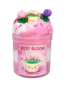 Rosy Bloom Cloud Slime | Rose & Vanilla Scented Icee & Cloud Slime