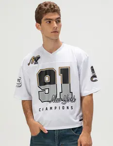 RSQ Mens Baggy Crop Mesh Jersey RSQ Mens Baggy Crop Mesh Jersey