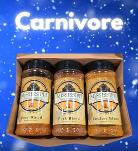 Mississippi Spice Holiday Gift Box 10oz Blends Seasonings for Bold Southern Flavor