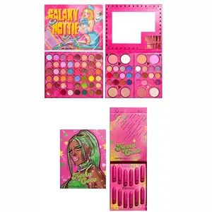 KEVIN AND COCO HOT BUNDLE!! Get two Must Haves in this duo set! Kevin and CoCo Galaxy Hottie 80-Color beauty palette and you get the Kevin and CoCo 12 Moisturizing Color Lipstick set! Eyeshadow/Highlighter/Blush/Lipsticks