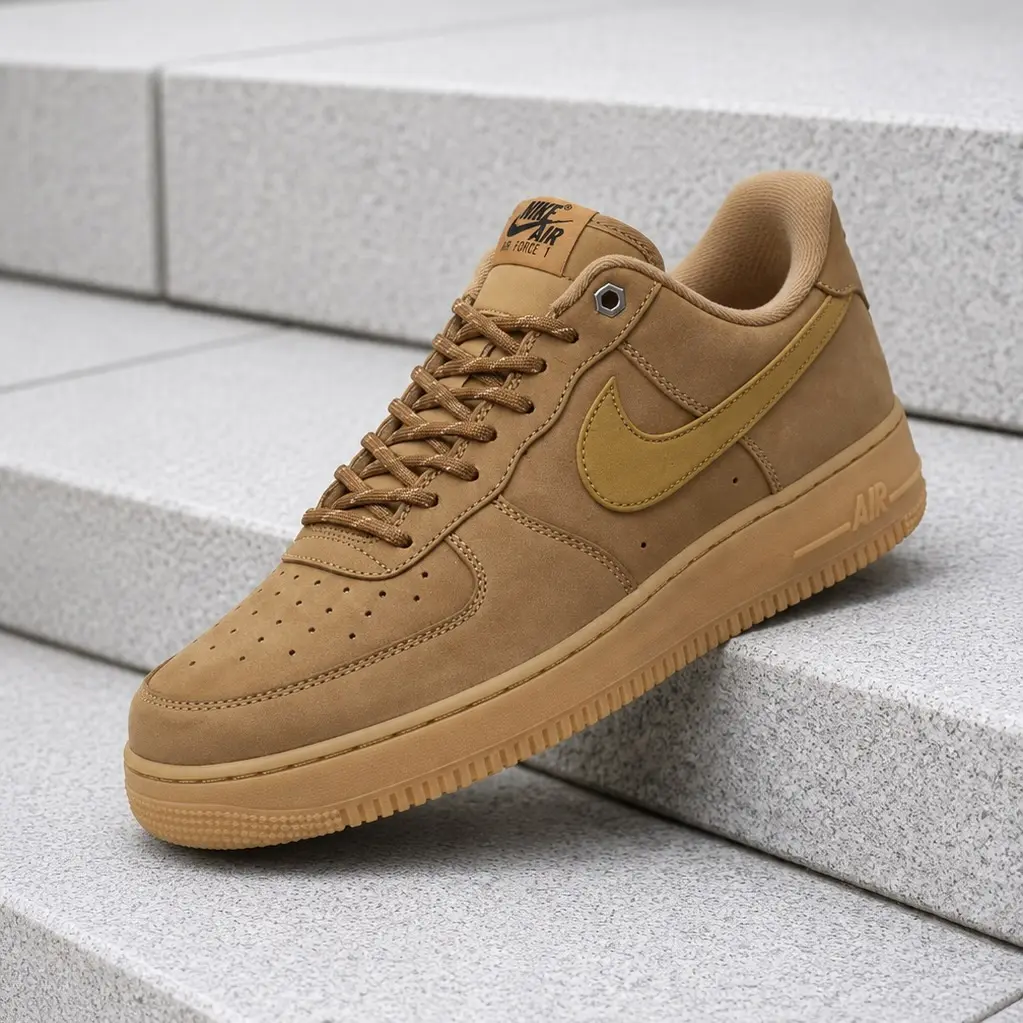 Nike Air Force 1 Low Flax Brown CJ9179-200 Men's Fashion Sneaker New