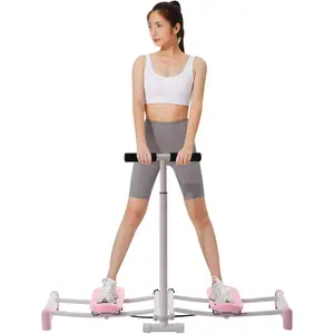 Leg Trainer Ski Training Machine, Leg Pelvic Floor Muscle Trainer, 2 in 1 Ski Exercise Machine Strength Training Leg Machine for Home Gym
