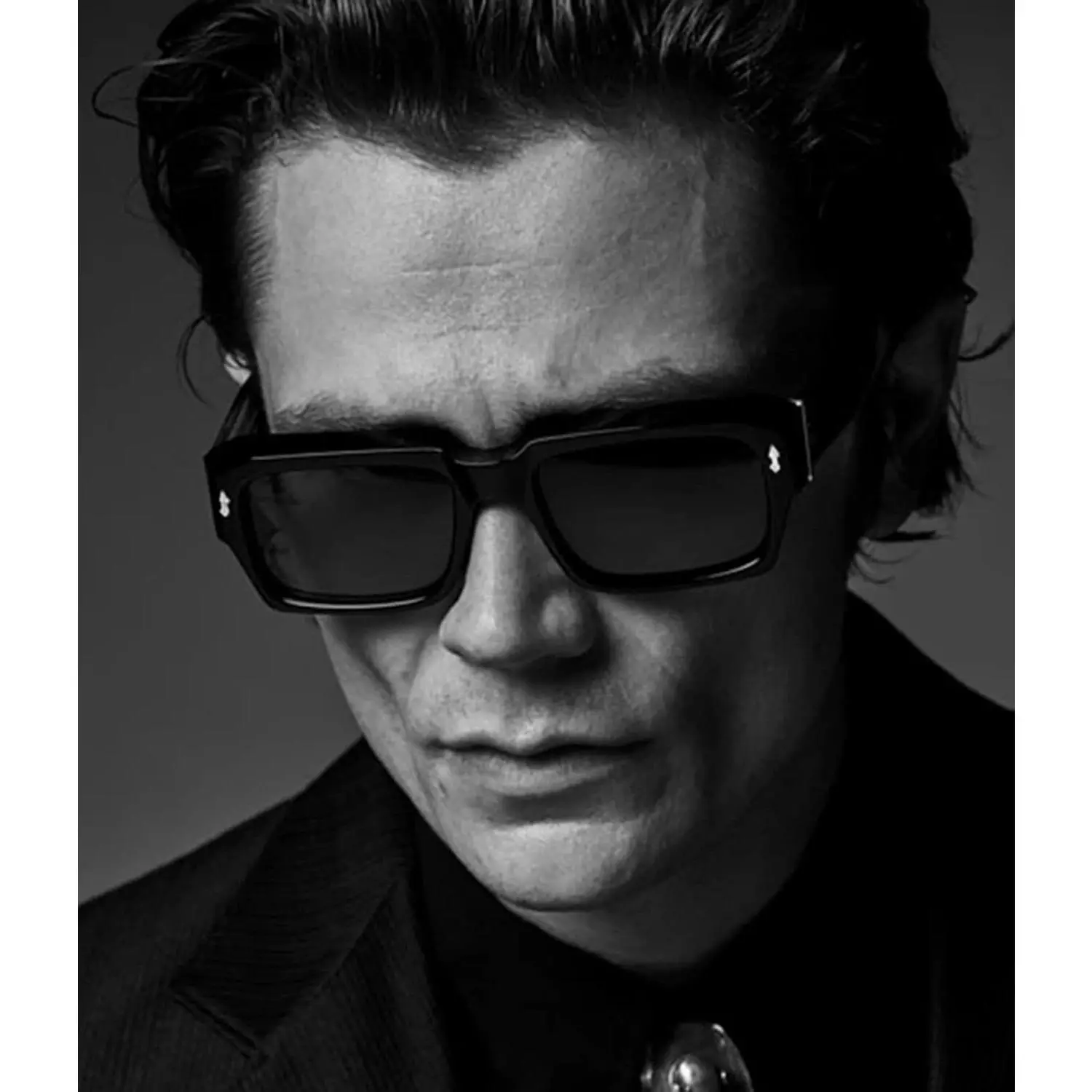 Square Frame Sunglasses for Women Men Trendy Chunky 