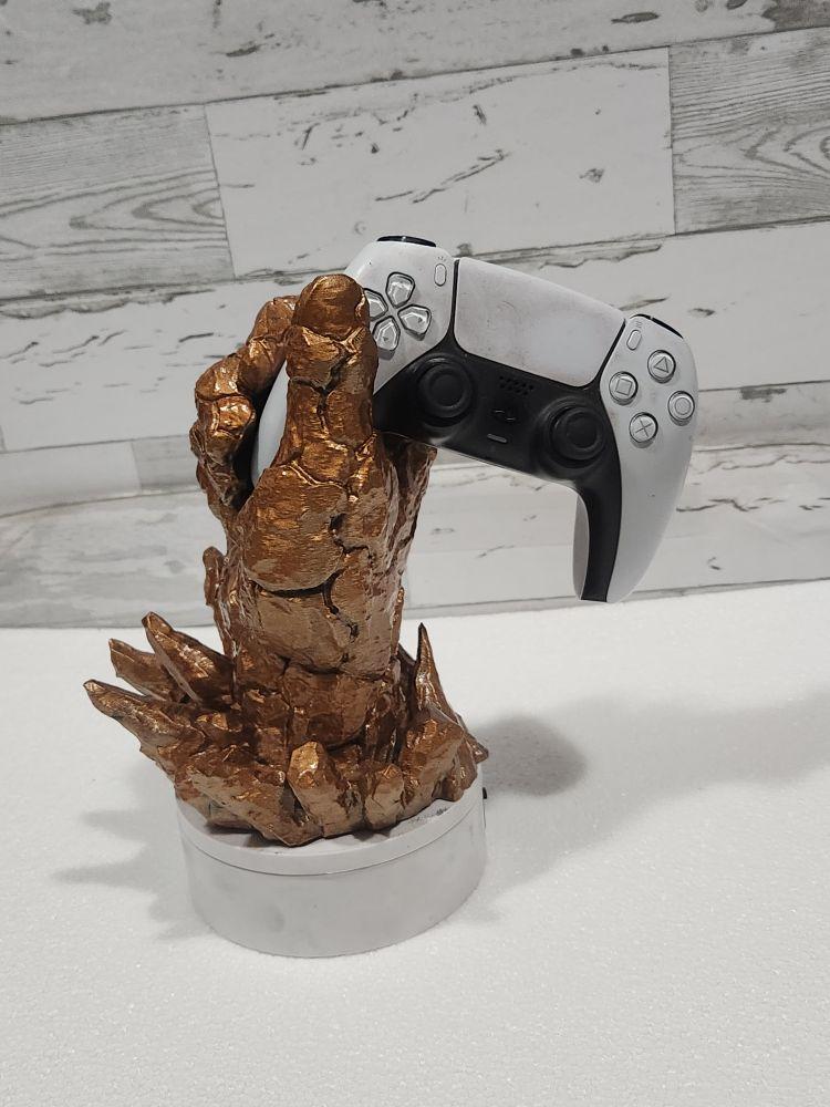 Rock Solid 3D Printed Gaming Controller Holder, Lightweight Design Ideal for Gaming Accessories Console
