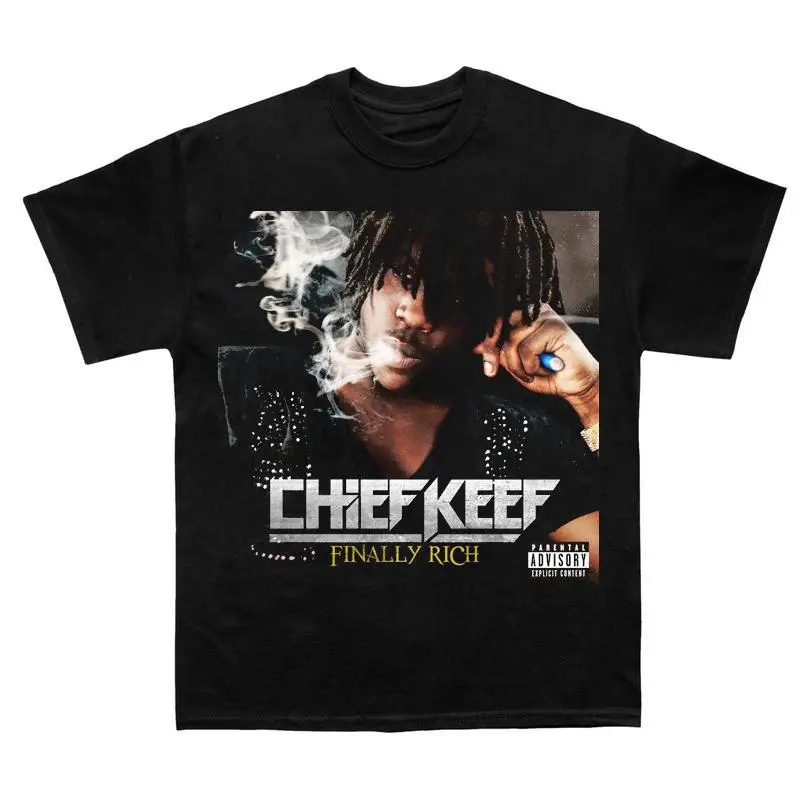 Chief KeefFinally Rich Chicago Drill Legend Style T-Shirt
