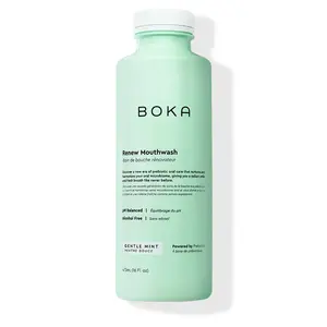 Boka Renew Mouth Wash for Adults - Mouthwash Alcohol Free, Fluoride Free Mouthwash, Freshens Breath, Mouth Wash for Gum Health Oral Daily