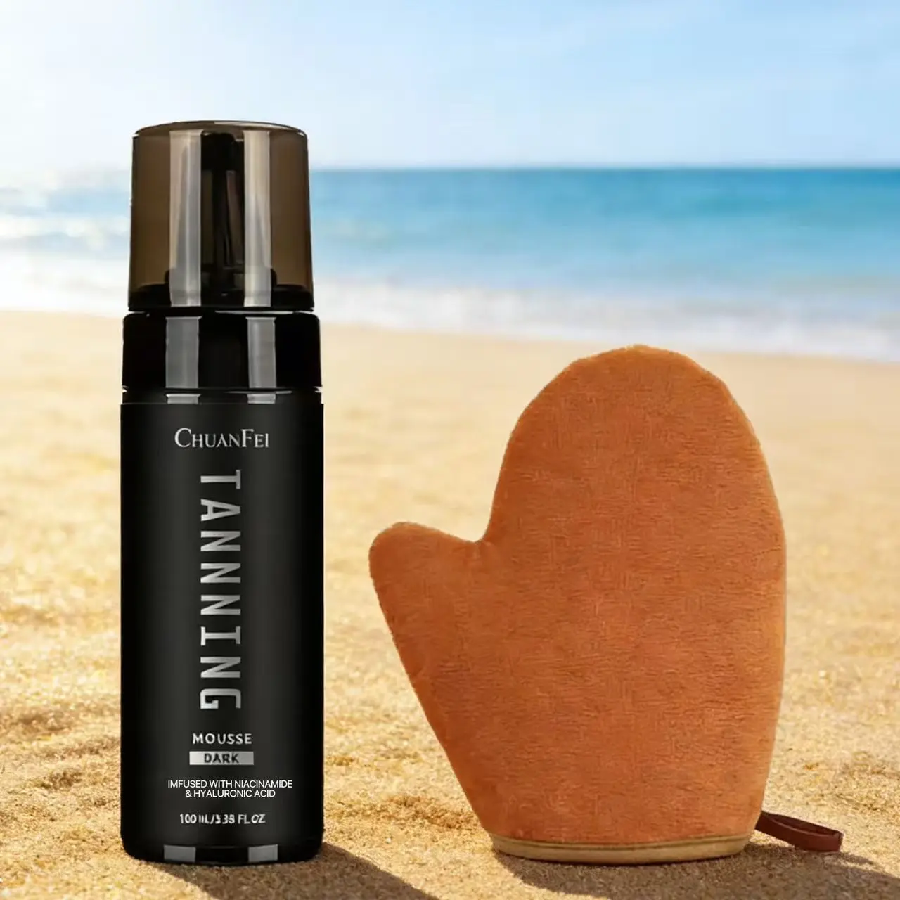 Long-Lasting Natural Antique Copper Color Mousse, Body Makeup, Moisturizing & Hydrating, Waterproof & Sweatproof, Body Blackening Cream
