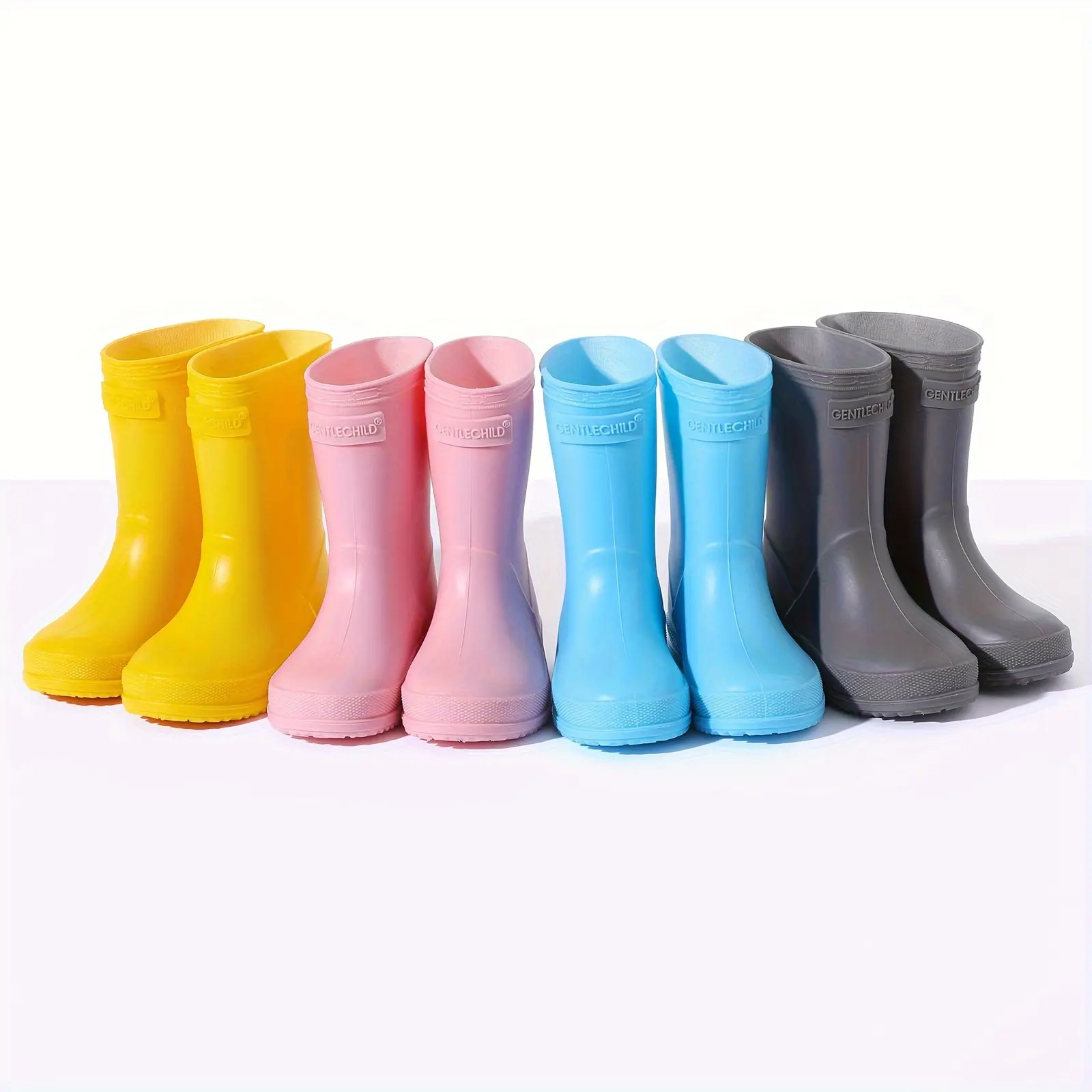 Unisex Classic Simple Children's Rain Boots - Soft Comfortable Sole Footwear, Unisex for All, Versatile Outdoor Garden Shoes for Young Kids