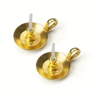 2pcs, Miniature Candle, Mini Candle Holder, Dollhouse Decoration Accessories, Mini Ornaments