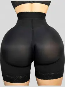 High Waist Tummy Control Shorts for Women, Underwear Butt Lifting Shapewear Firm Control Girdle with Front Hook & Zipper, Slimming Body Shaper