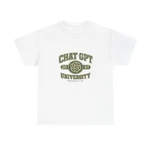 Chat GPT University T-shirt,Festive,Vintage