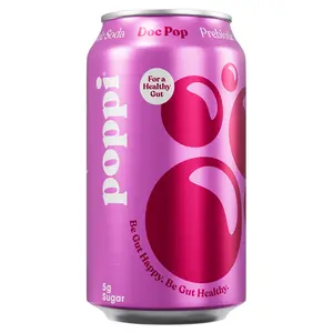 Poppi Prebiotic Soda, Doc Pop, 12oz (Pack of 12) Poppi Prebiotic Soda, Doc Pop, 12oz (Pack of 12)