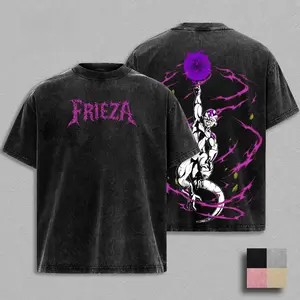 Friezaa Shirt & Hoodie | DBZ ''Frieza'' Anime Graphic Tee Hoodie | DBS Villain Friieza Purple Energy Design | Vintage Washed Manga Streetwear Top | Oversized Heavyweight Cotton T-Shirt Hoodie | Anime Gym Pump Cover | Unisex Casual Streetwear Clothes