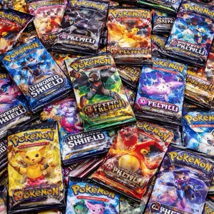 Pokémon 100 Pack Fresh Cards for 10$ - Includes Leiron Shield & Phun - Perfect for Collectors and Traders