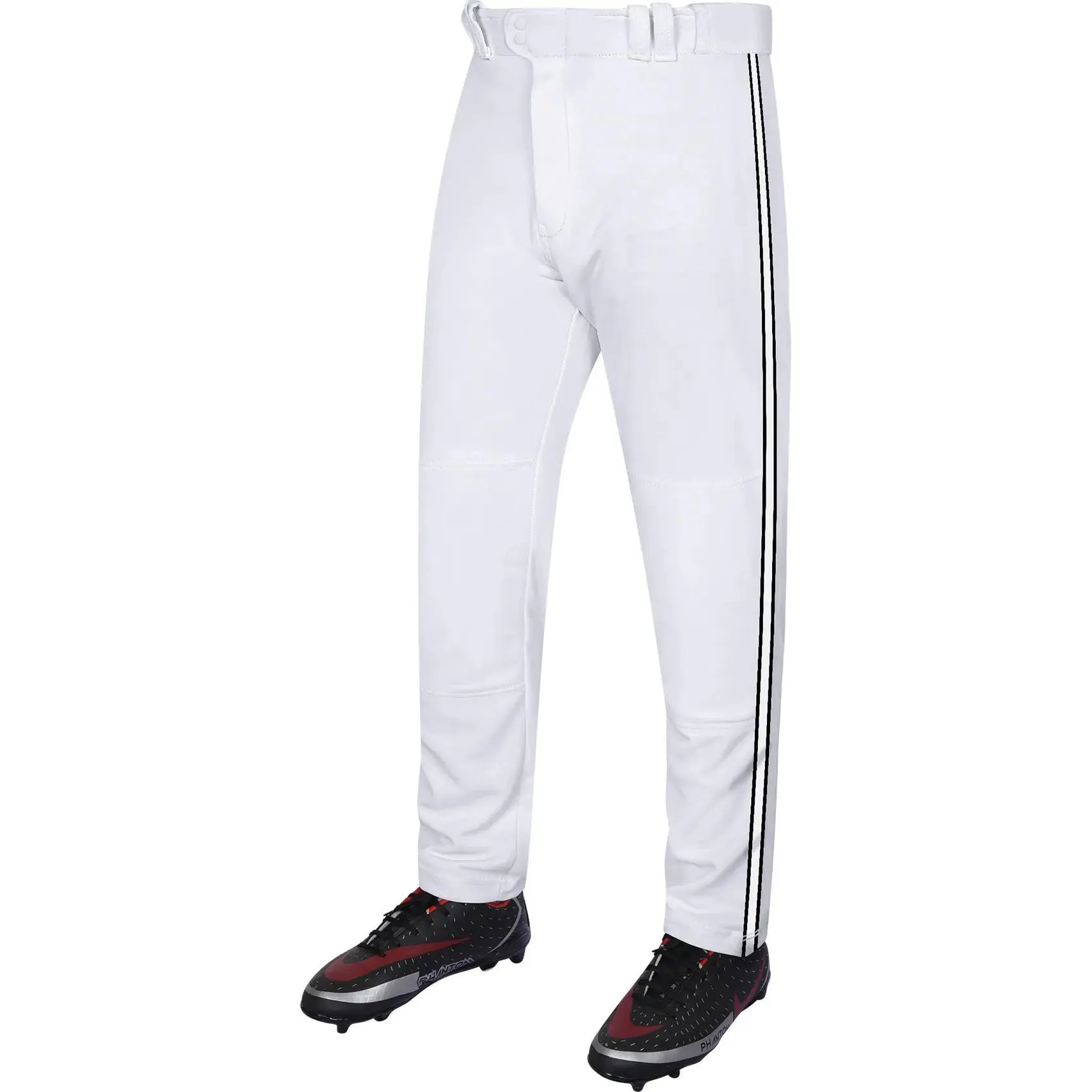Exxact Sports Proline Full Length Youth Baseball Pants with Stripes (White) Exxact Sports Proline Full Length Youth Baseball Pants with Stripes (White)