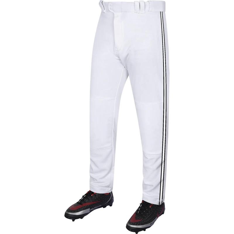 Exxact Sports Proline Full Length Youth Baseball Pants with Stripes (White)