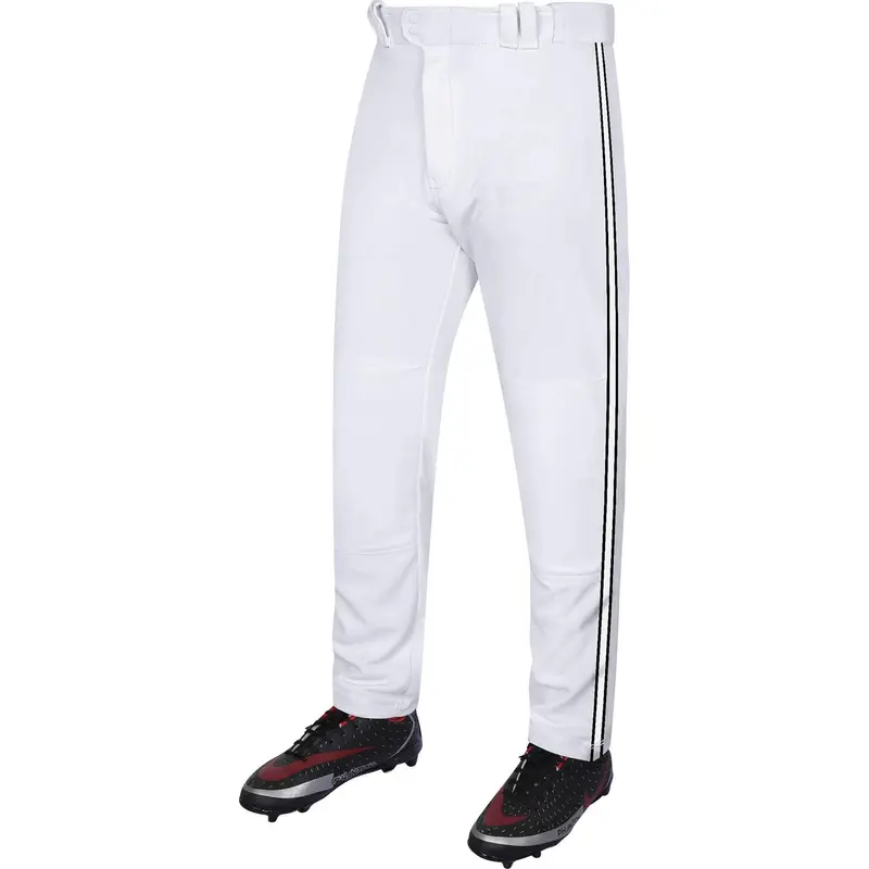 Exxact Sports Proline Full Length Youth Baseball Pants with Stripes (White)