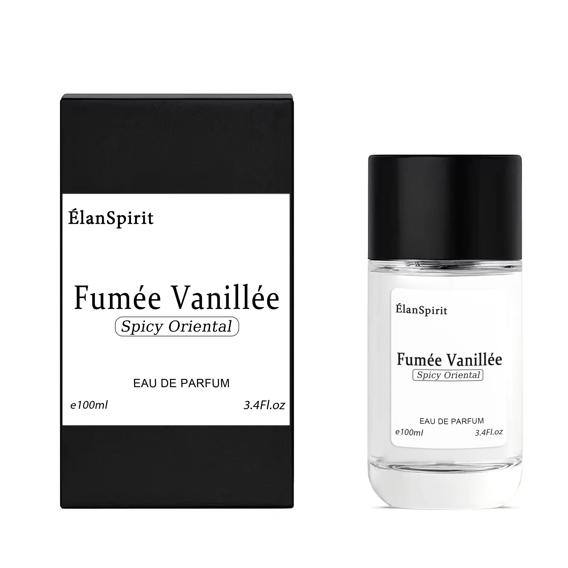 Fumée Vanillée Perfume for Men and Women, Unisex Fragrance, Eau de Parfum (100ml) - Spicy Oriental Scent, Long-Lasting Fragrance with Tobac, Vanilla & Cocoa, Perfect Gift