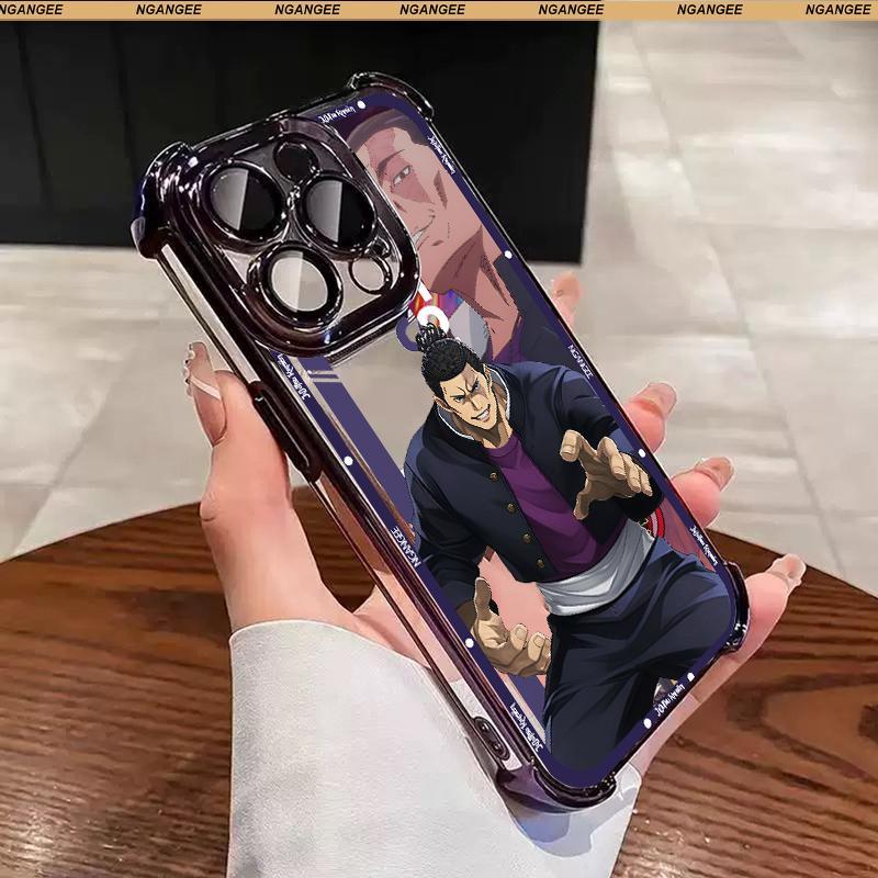 JJK Anime-Style Case for Samsung AND iPhone fit Galaxy S22 S23 S24 S25 S24ULTRA and iPhone 17 17AIR 17 PRO MAX 11 12 13 14 15 16 PLUS ZSHZ1-8