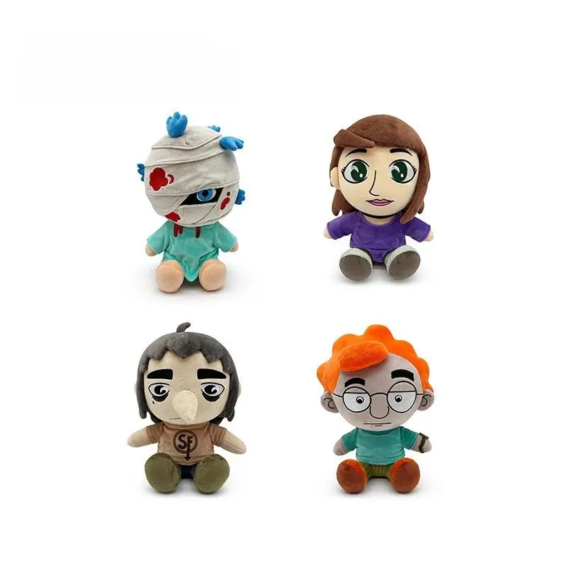 Sally Face Complete Series Chibi Stuffed Doll Set - Unisex Creepy Cute Fluffy Toy, Game Role Plush Collectible, Cute Decor, Thoughtful Gift for Horror Game Enthusiasts, Cute Stuffed Animals