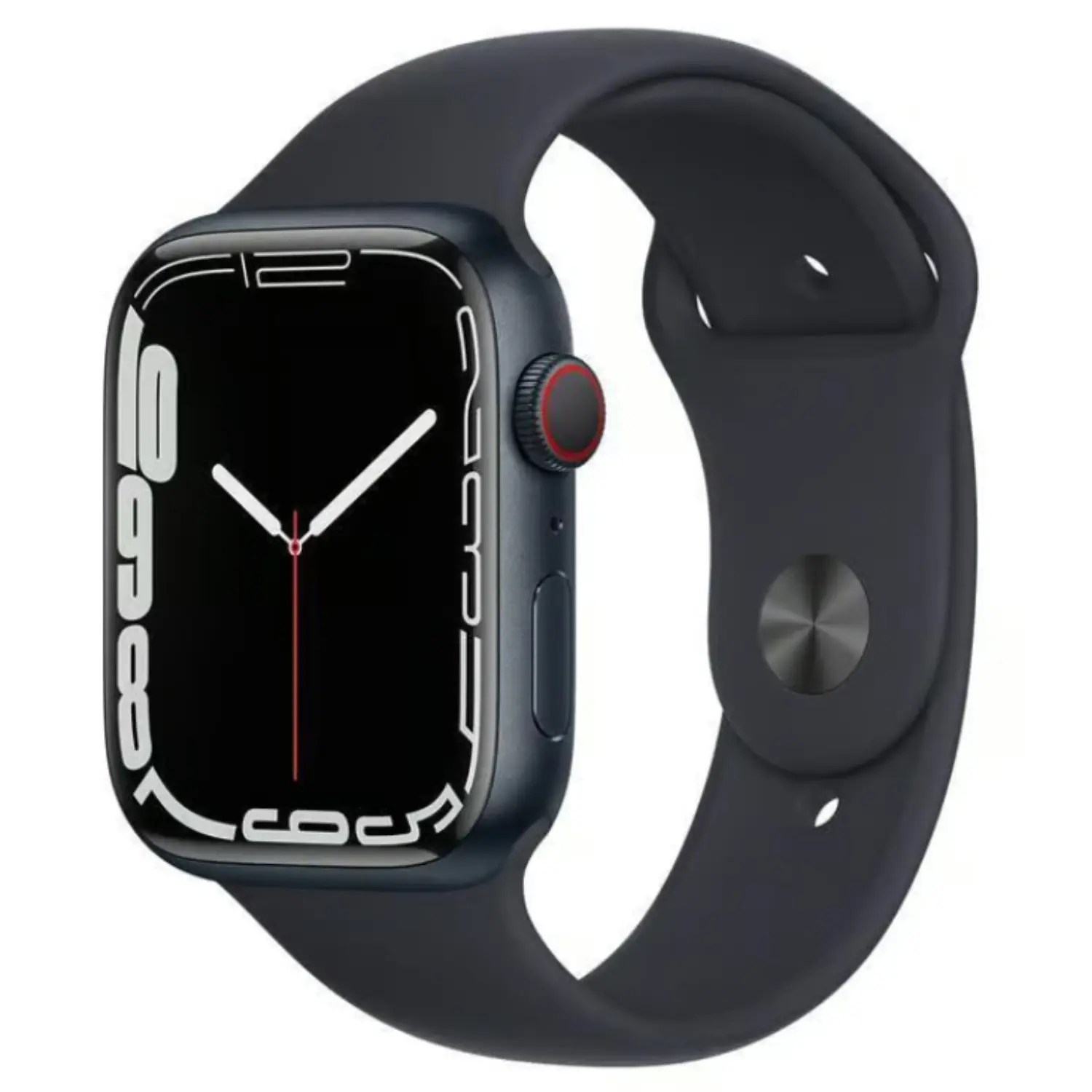 Refurbished Apple Watch Series 7 41mm GPS Midnight Aluminum Case Midnight Sport Band 2021 with S7 SiP Chip & Watch Charger | (Eco-Friendly Condition)