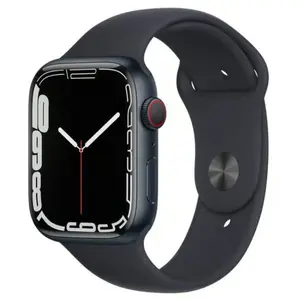 Refurbished Apple Watch Series 7 41mm GPS Midnight Aluminum Case Midnight Sport Band 2021 with S7 SiP Chip & Watch Charger