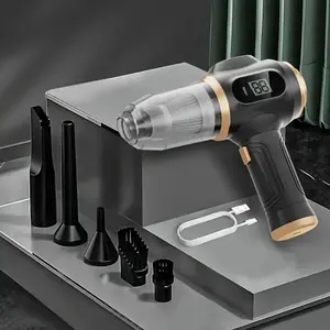 3-in-1 Mini Vacuum Cleaner — Cordless Suction, Blowing & Cleaning for Keyboard, Desk & Car