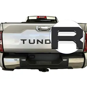 3D tailgate letter insert accessories for 2022 2023 2024 2025 Tundra model accessories ABS plastic original appearance accessories bright black 3M strong adhesive backing