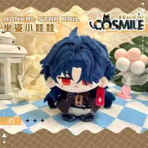 10cm Game Honkai: Star Rail Plush Blade Kafka Phainon Herta Jing Yuan Cute Plush Imbibitor Lunae Dolls Bag Pendant Keychain Gift