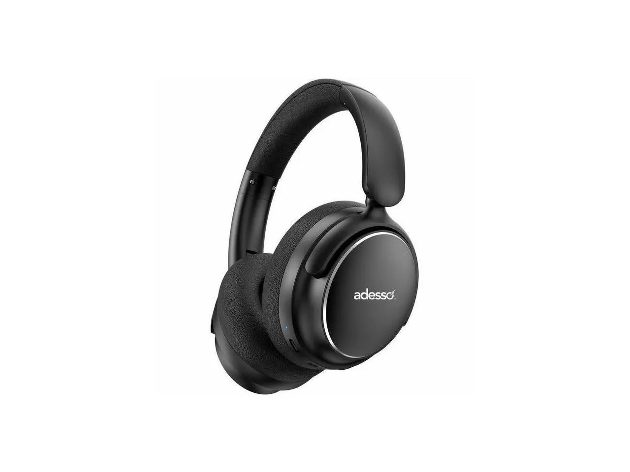 Adesso Xtream P800 Bluetooth Headphones with Active Noise Cancellation, Built-in Mic, 40H Battery, 3.5mm AUX, Foldable, for PC, Laptop, Mobile Devices