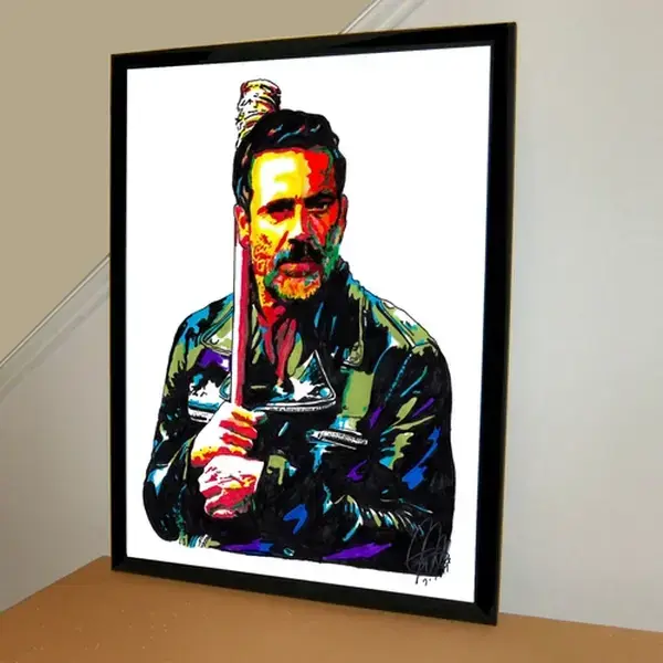 Negan Smith The Walking Dead Poster Print Wall Art