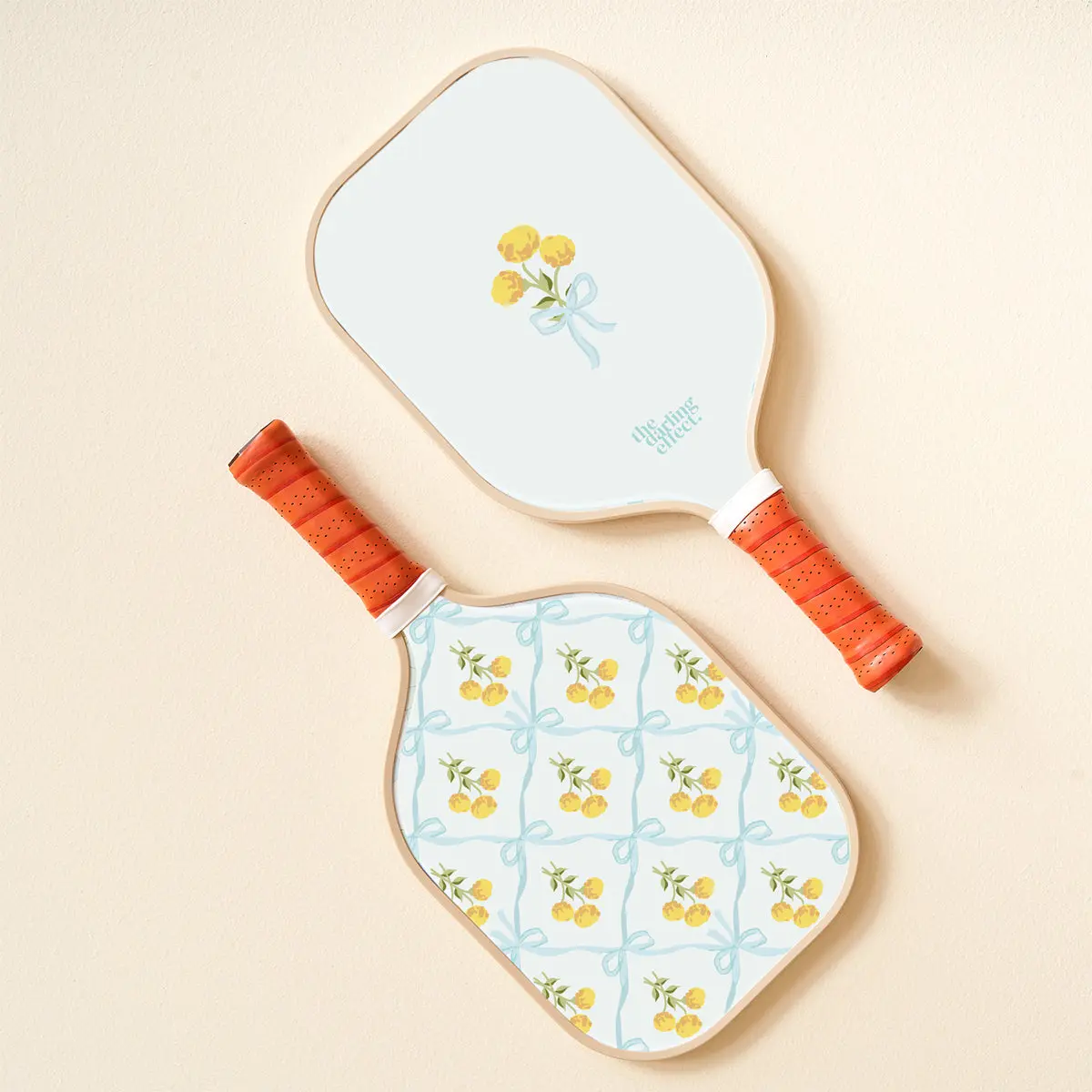Marigold Lane Blue Pickleball Paddle - Feminine Aesthetic Design, Unique Look for Court Attention, Balances Fun, Femininity and Exceptional Gameplay (Sports & Outdoor, Ball Sports, Paddle Tennis), Turn Heads On Court, Fun And Femininity