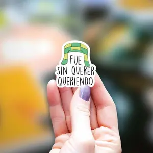 Fue sin querer queriendo Sticker, Mexican Sticker, kindle sticker, Mexican Phrases funny sticker, Water Bottle Sticker, Decal Laptop Sticker, Laptop Water Bottle Decal Sticker
