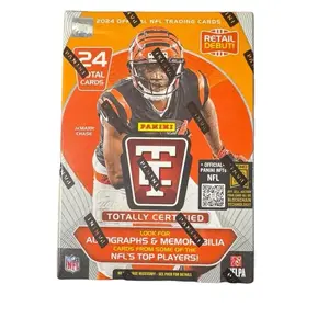 Panini Blaster Box - 2024 NFL Trading Cards - 24 Total Cards - Retail Debut - Totally Certified - Look for Autographs & Memorabilia from Top Players