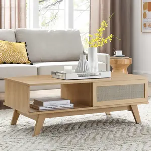 Modway Soma Coffee Table in Oak