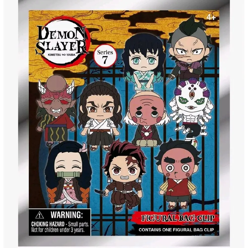 DemonSlayer-Figural Bag Clip Series 7 -Season 3 High-Quality Collectible keychain Figure
