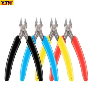 snap pliers 0375pcs Precision Wire Cutter Set with Flush Cutters & Nippers - Heavy-Duty 5-Inch Long Metal Wire Cutters with Ergonomic Handle, Blades for Jewelry, Electronics