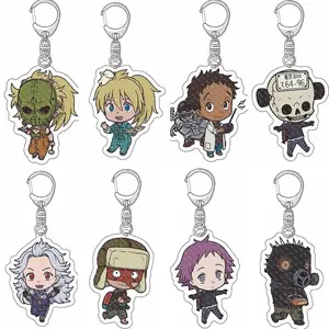 Fashion Anime Dorohedoro Keychain Cosplay Charm Keyring Acrylic Figure Key Chain Phone Pendant Halloween Decor Boy Girl's Party