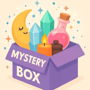 Mystical Crystal - Trinket Mystery Box - Whimsical- Witchy - Surprise Box - Gift Box - Jewelry - Metaphysical Tools- Candle - Sage - Decor - Ornaments