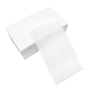 90pcs Hair Curling Papers, Disposable Tissue with High Temperature Resistance for Cold and Hot Perms (11.5 x 6.5cm) White Haircare