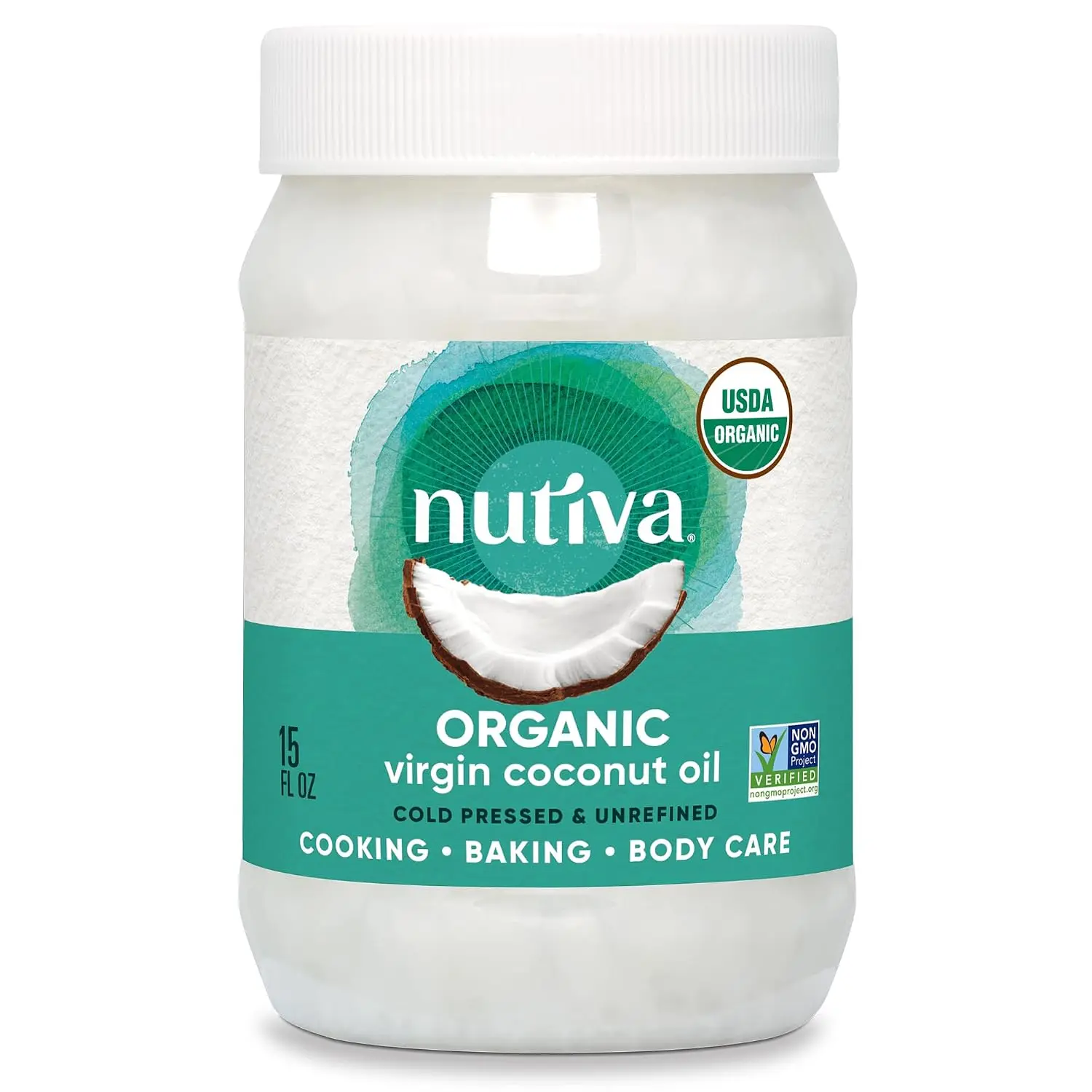 Organic, Cold-Pressed, Unrefined, Virgin Coconut Oil from Fresh, non-GMO, Sustainably Farmed Coconuts, 15-ounce Flavor Sweet