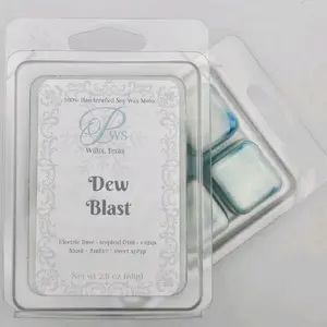 Soy Wax Clamshells 2.4 oz - 100% Soy Scented Melts for Candle Decor, Non Aerosol, Eco-Friendly Freshener Made in the United States Home Fragrance Aroma