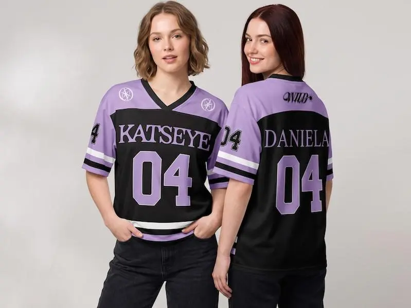 Katseye Jersey Shirt,Kpop Fan Merch Jersey, Unisex Katseye Shirts for Teen Girl ,Gift for Eyekons
