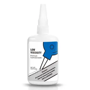 Professional Grade CA Super Glue,  Curing Adhesive 4 oz, Low Viscosity, Thin Cyanoacrylate Adhesive for Woodworking, Hobby, Plastic, Ceramic & Metal ,transparent, 4 ounce